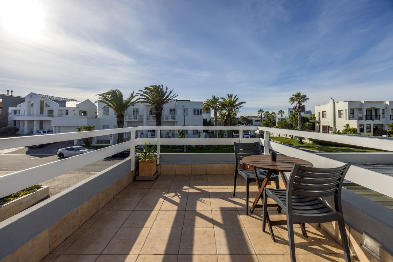 Roof Terrace at Secret Garden Guesthouse in Bloubergstrand