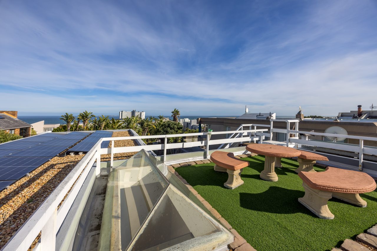 Roof terrace at Secret Garden Guesthouse